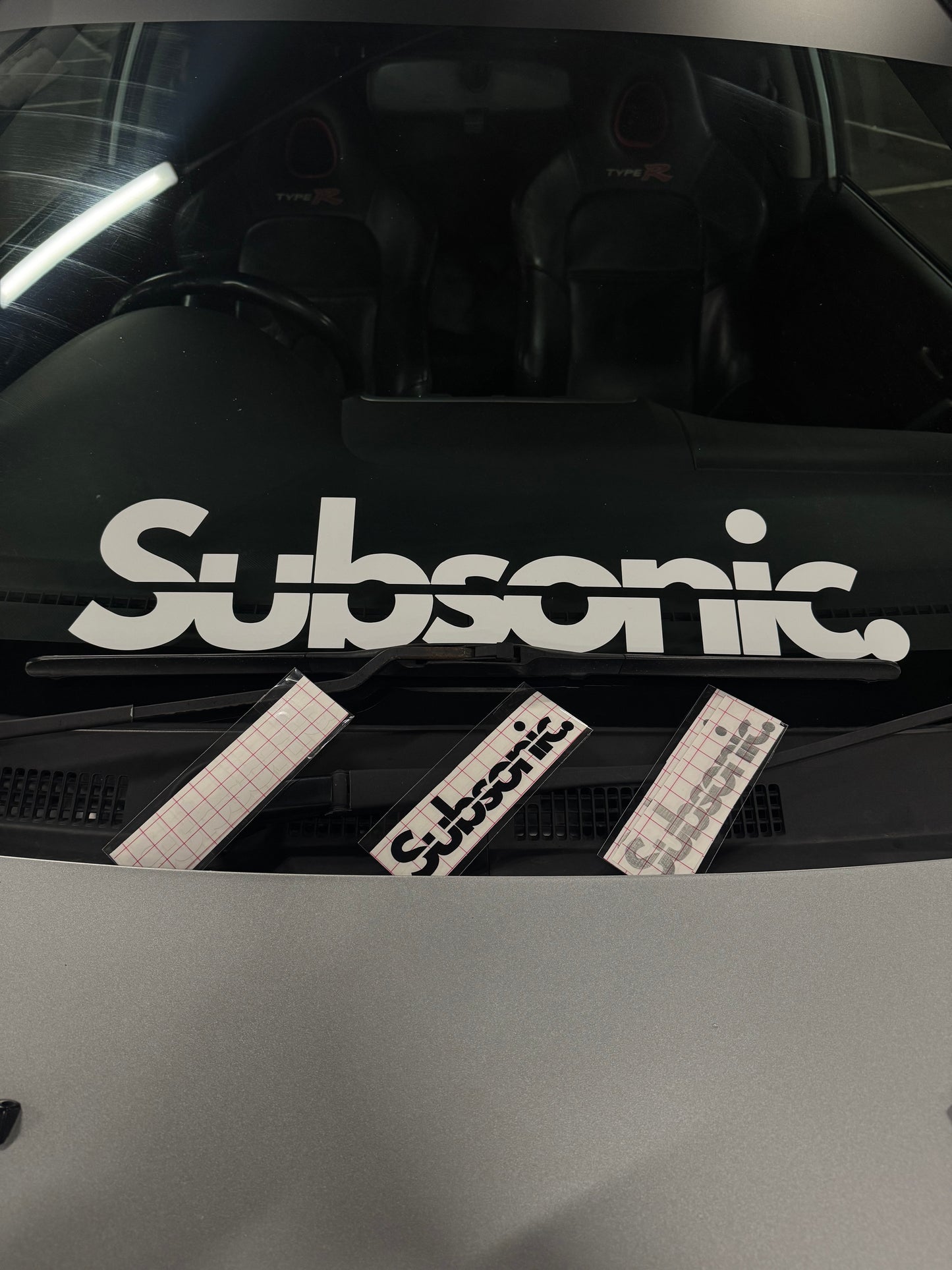 Small window sticker + free keyring
