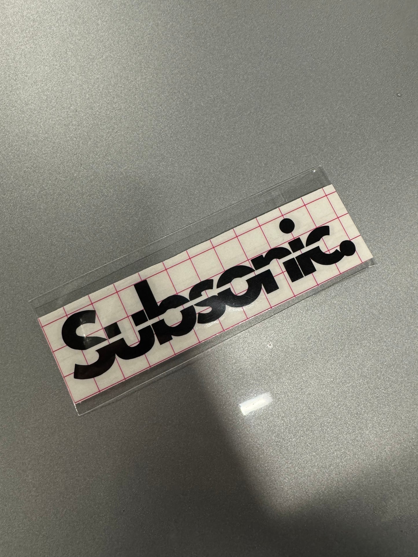 Small window sticker + free keyring