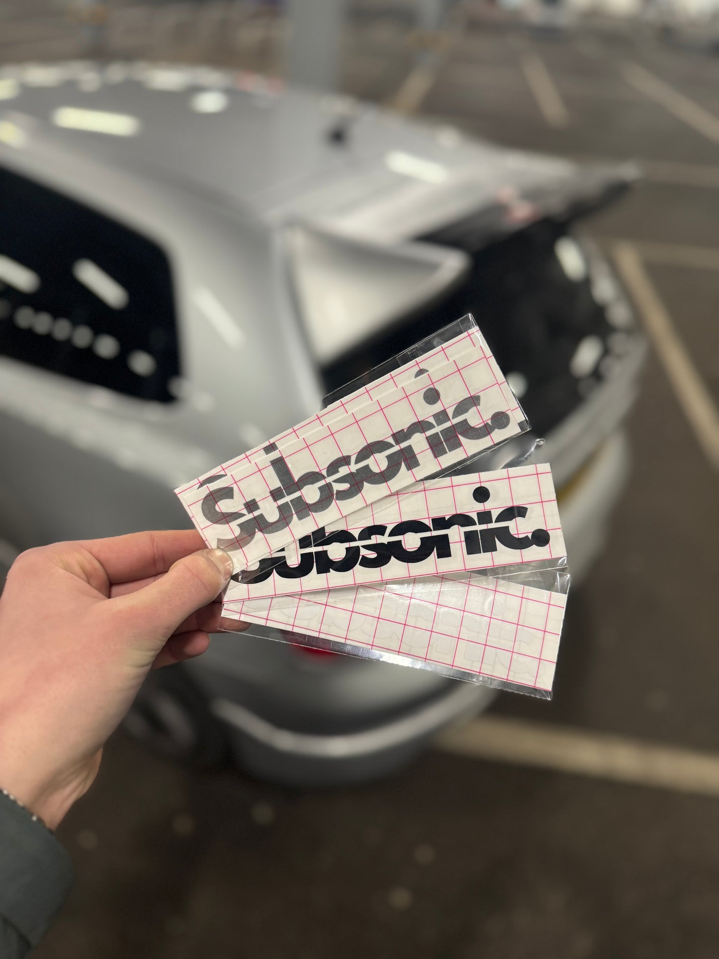 Small window sticker + free keyring